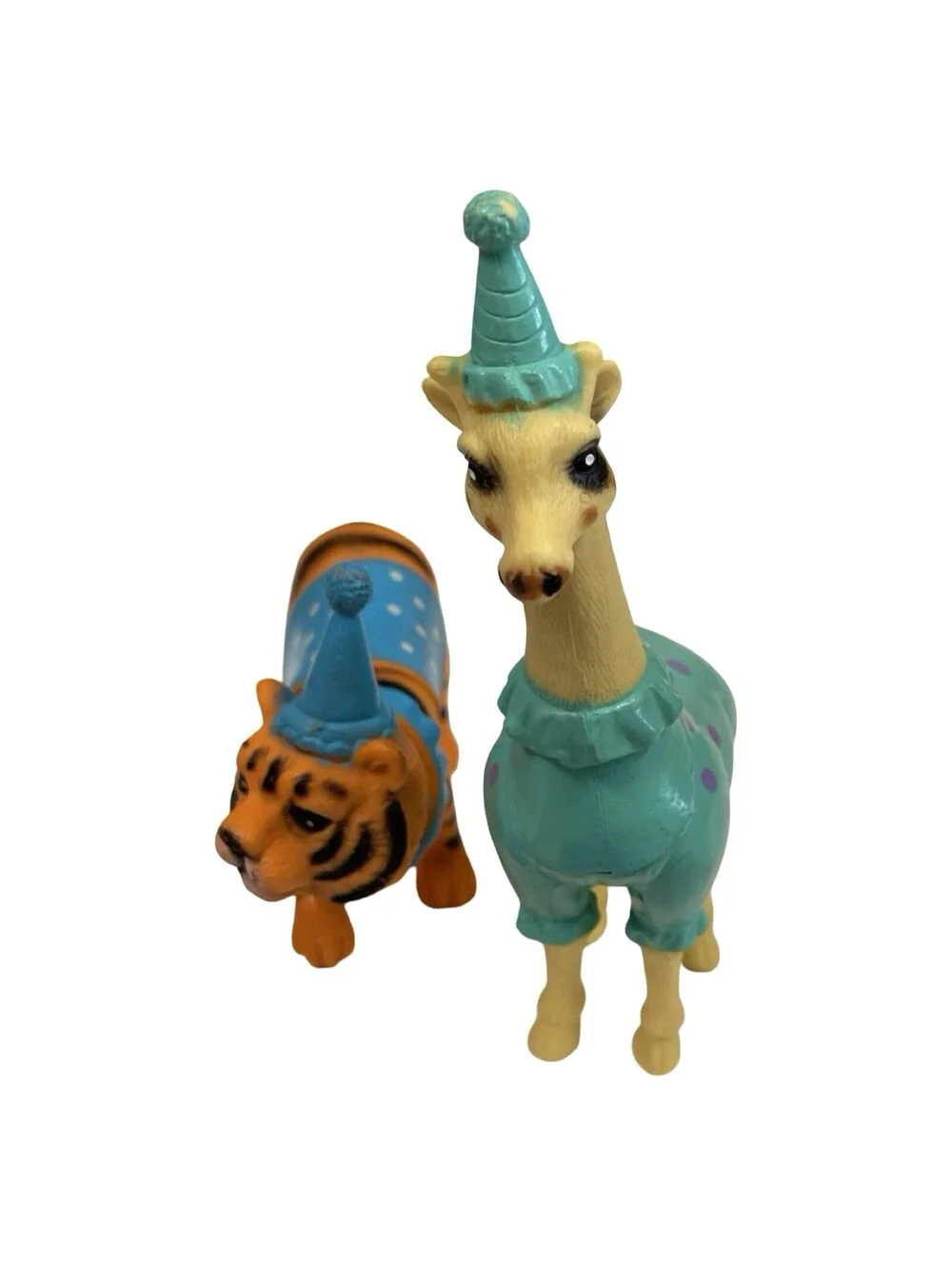 Ankyo Circus Party Animals 5 Piece Set Plastic Toy Figures; Very Nice!